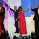 Illustration for article titled POTUS and His 'Better Half,' Michelle Obama, Dance Cheek to Cheek